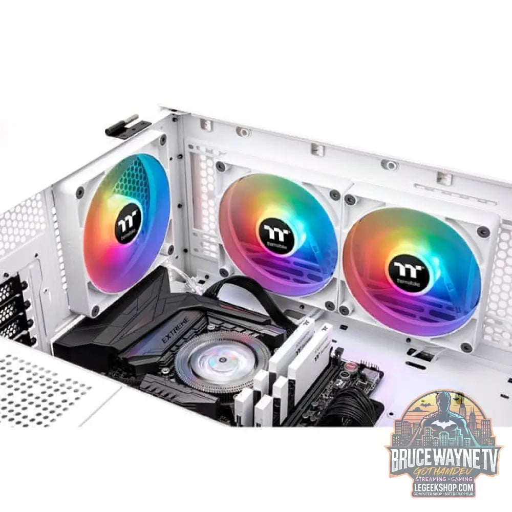 Thermaltake CT120 ARGB Sync PC Cooling Fan White, Gehäuselüfter - Thermaltake - vue 10