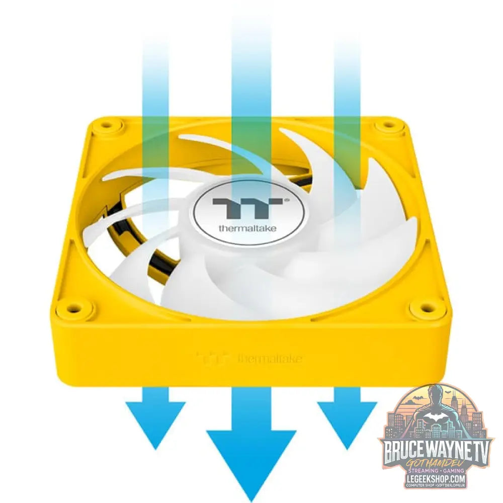 Thermaltake CT120 EX ARGB Sync PC Cooling Fan Bumblebee, Gehäuselüfter - Thermaltake - vue 10