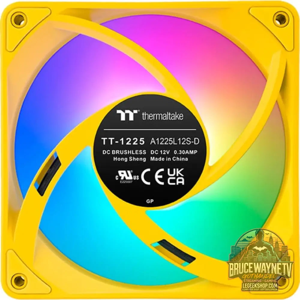 Thermaltake CT120 EX ARGB Sync PC Cooling Fan Bumblebee, Gehäuselüfter - Thermaltake - vue 4