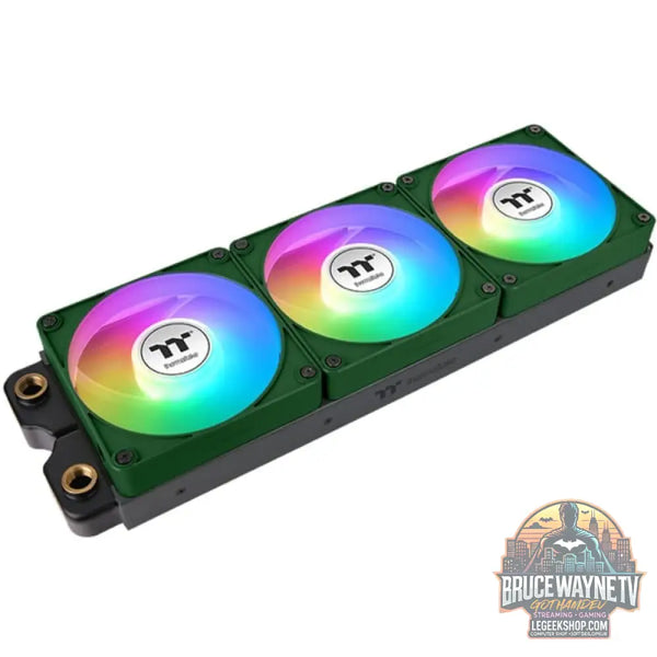 Thermaltake CT120 EX Reverse ARGB Sync PC Cooling Fan Racing Green, Gehäuselüfter - Thermaltake