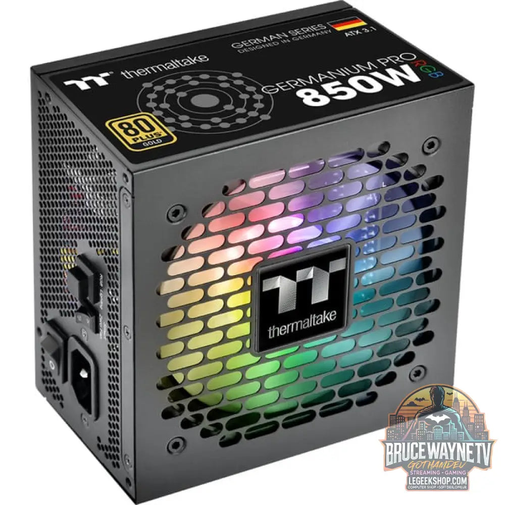 Thermaltake Germanium Pro RGB 850W, alimentation PC - Thermaltake - vue 2