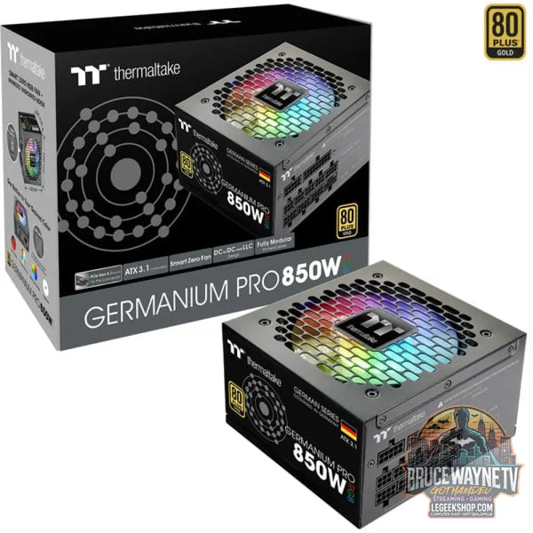 Thermaltake Germanium Pro RGB 850W, alimentation PC - Thermaltake