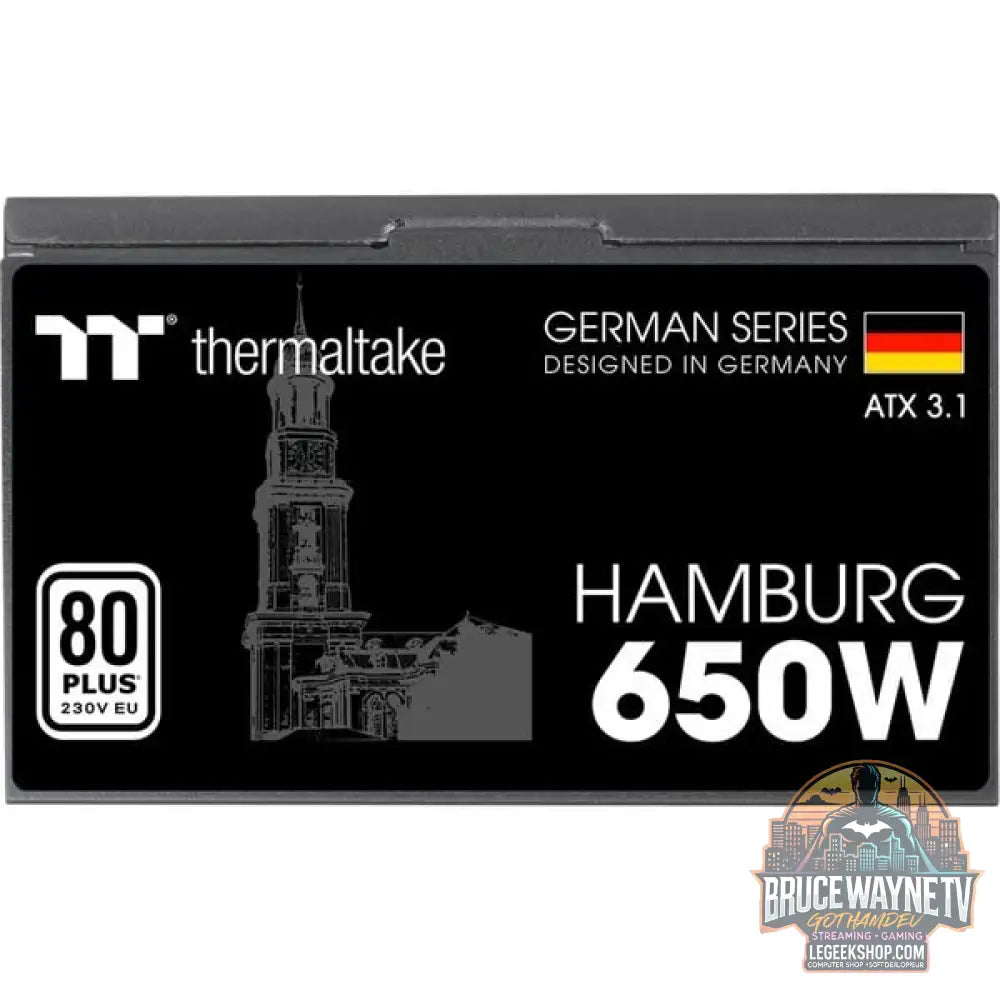 Thermaltake HAMBURG 650W ATX3.1, alimentation PC - Thermaltake - vue 5