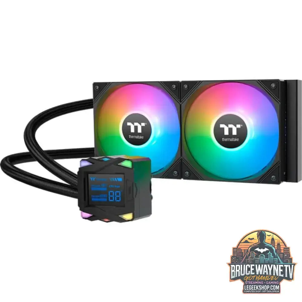 Thermaltake LA240-S ARGB Sync, Wasserkühlung schwarz - Thermaltake - vue 4