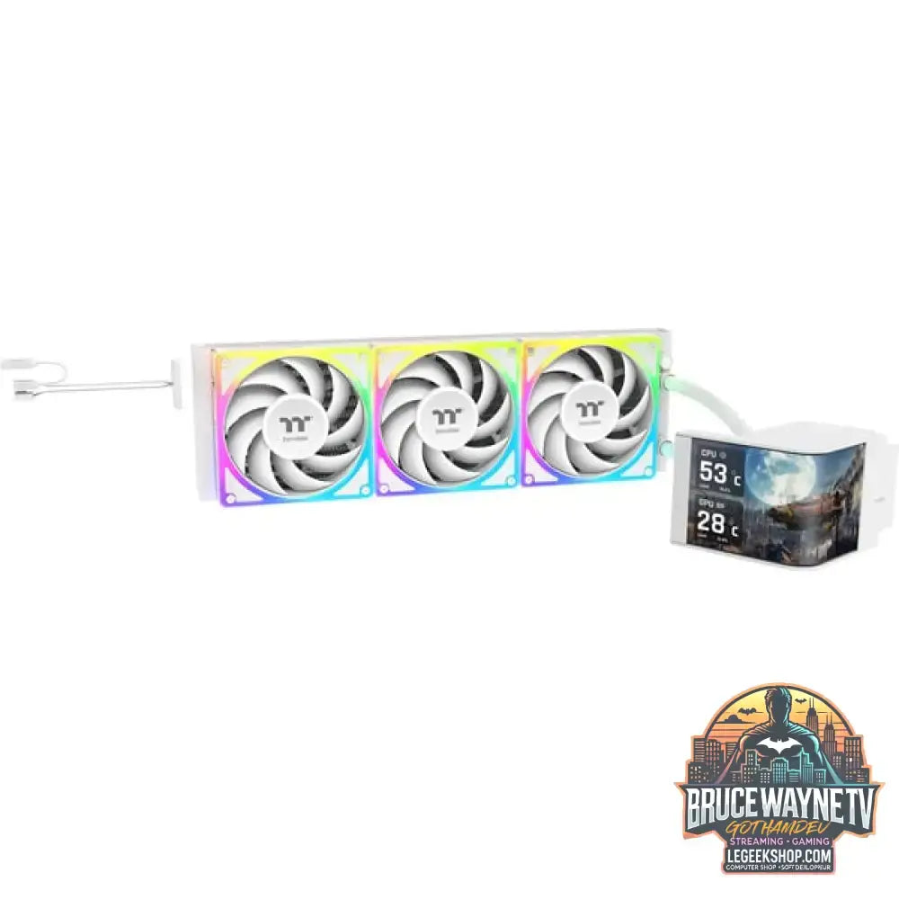 Thermaltake MAGCurve 360 Ultra AIO ARGB Snow Edition, Wasserkühlung weiß - Thermaltake - vue 2