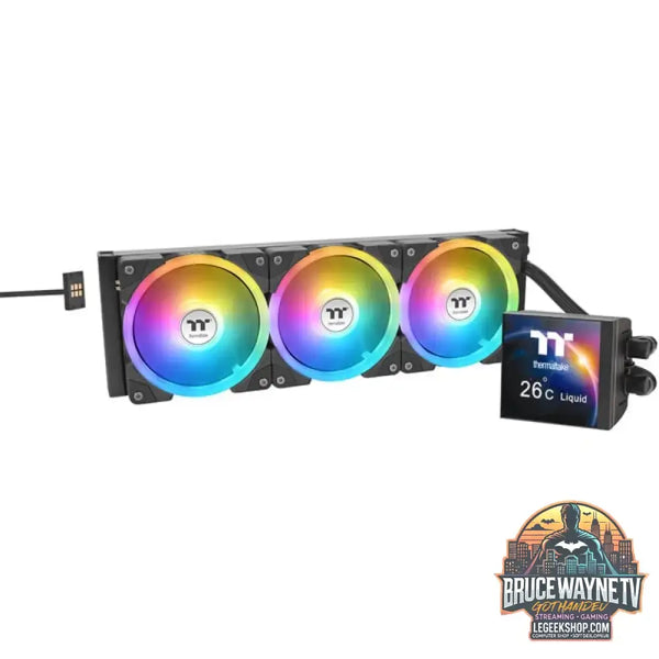 Thermaltake MAGFloe 360 Ultra ARGB Sync AIO Liquid Cooler, Wasserkühlung schwarz - Thermaltake