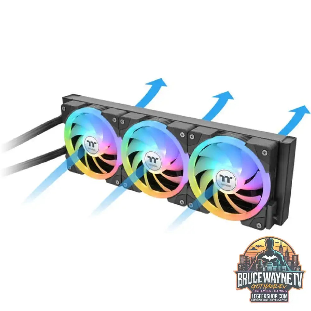 Thermaltake MAGFloe 360 Ultra ARGB Sync AIO Liquid Cooler, Wasserkühlung schwarz - Thermaltake - vue 4
