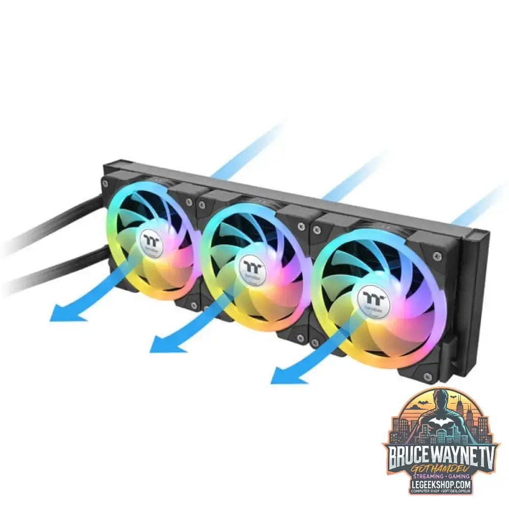 Thermaltake MAGFloe 360 Ultra ARGB Sync AIO Liquid Cooler, Wasserkühlung schwarz - Thermaltake - vue 5