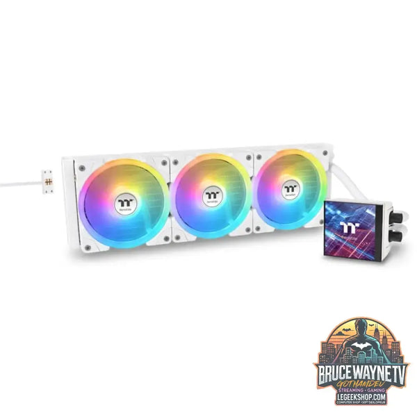 Thermaltake MAGFloe 420 Ultra ARGB Sync AIO Liquid Cooler, Wasserkühlung weiß, Snow Edition - Thermaltake