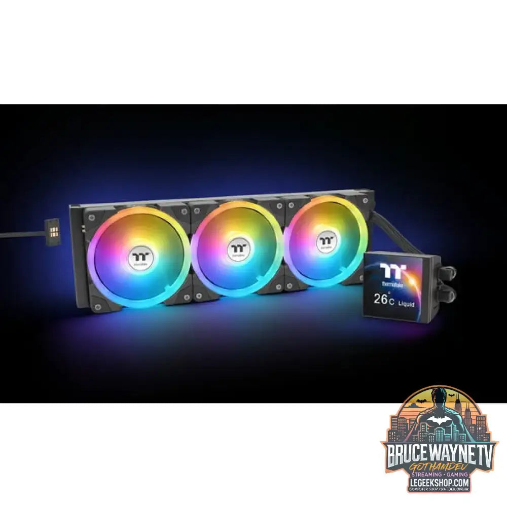 Thermaltake MAGFloe 420 Ultra ARGB Sync AIO Liquid Cooler, Wasserkühlung schwarz - Thermaltake - vue 20
