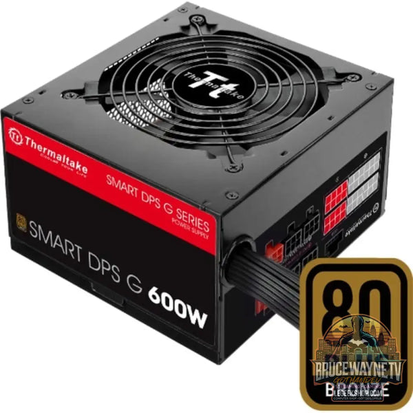 Thermaltake SMART DPS G Digital 600W 80+ Bronze, alimentation PC - Thermaltake