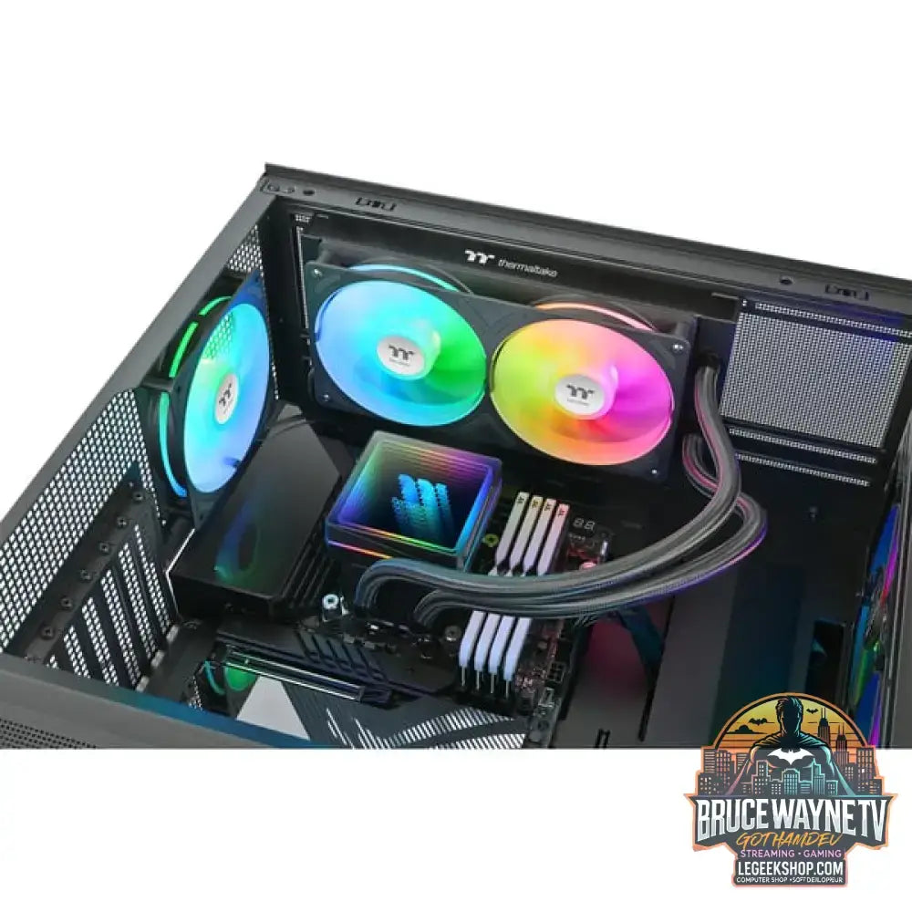 Thermaltake TH240-S V3 ARGB Sync, Wasserkühlung schwarz - Thermaltake - vue 17