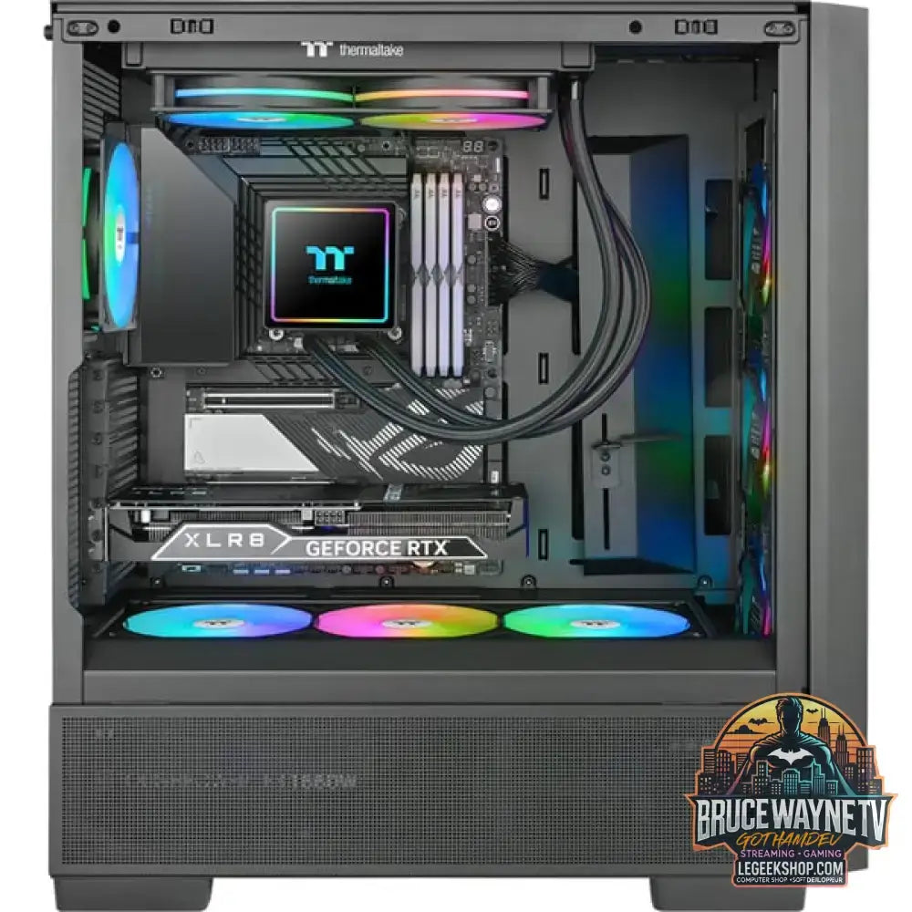 Thermaltake TH240-S V3 ARGB Sync, Wasserkühlung schwarz - Thermaltake - vue 18