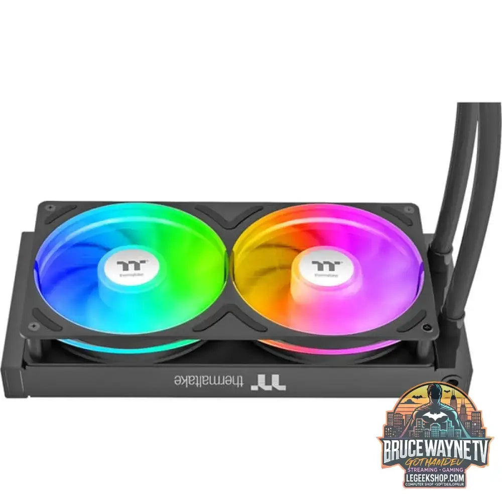 Thermaltake TH240-S V3 ARGB Sync, Wasserkühlung schwarz - Thermaltake - vue 4
