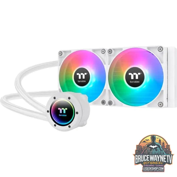 Thermaltake TH240 V2 ARGB Sync AIO Liquid Cooler Snow Edition, Wasserkühlung weiß - Thermaltake