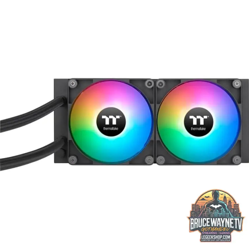 Thermaltake TH240 V2 Ultra ARGB Sync AIO Liquid Cooler, Wasserkühlung schwarz - Thermaltake - vue 2
