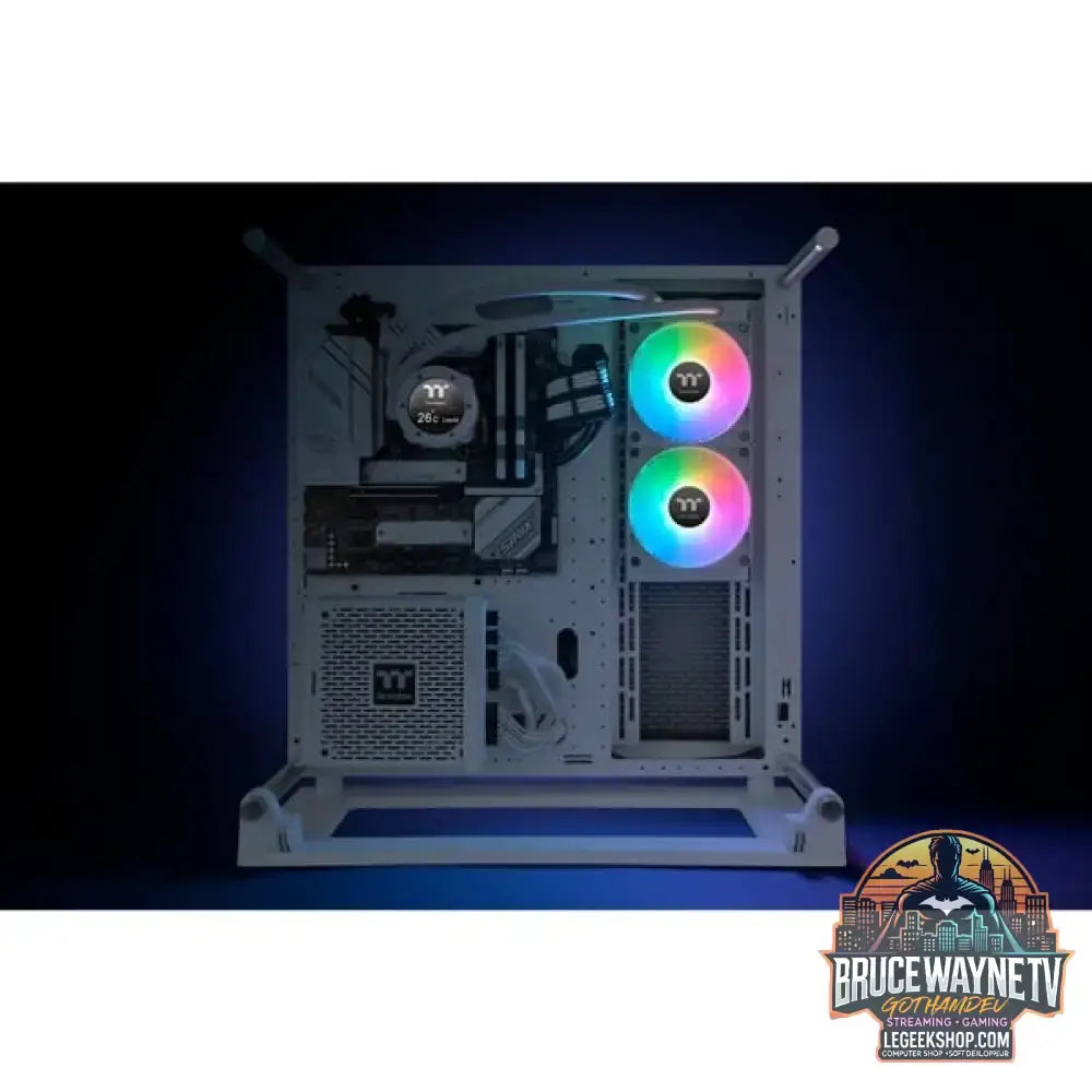 Thermaltake TH240 V2 Ultra ARGB Sync AIO Liquid Cooler Snow Edition, Wasserkühlung weiß - Thermaltake - vue 12