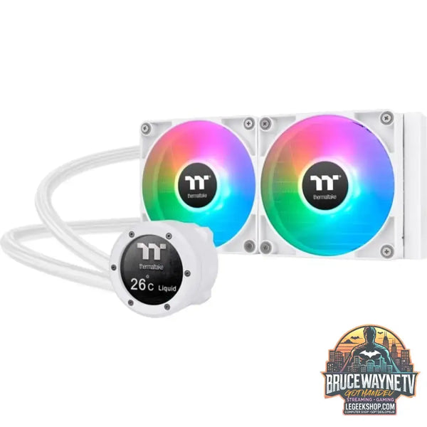 Thermaltake TH240 V2 Ultra ARGB Sync AIO Liquid Cooler Snow Edition, Wasserkühlung weiß - Thermaltake