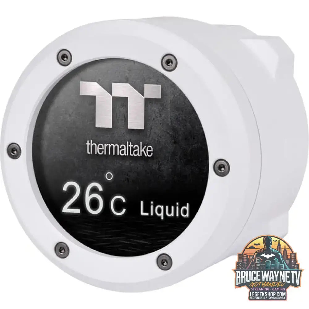 Thermaltake TH240 V2 Ultra ARGB Sync AIO Liquid Cooler Snow Edition, Wasserkühlung weiß - Thermaltake - vue 4