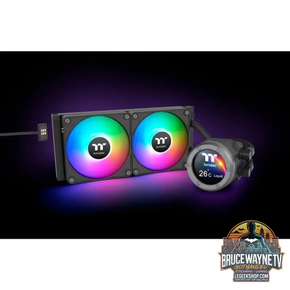 Thermaltake TH240 V2 Ultra EX ARGB CPU AIO Liquid Cooler, Wasserkühlung schwarz - Thermaltake - vue 18