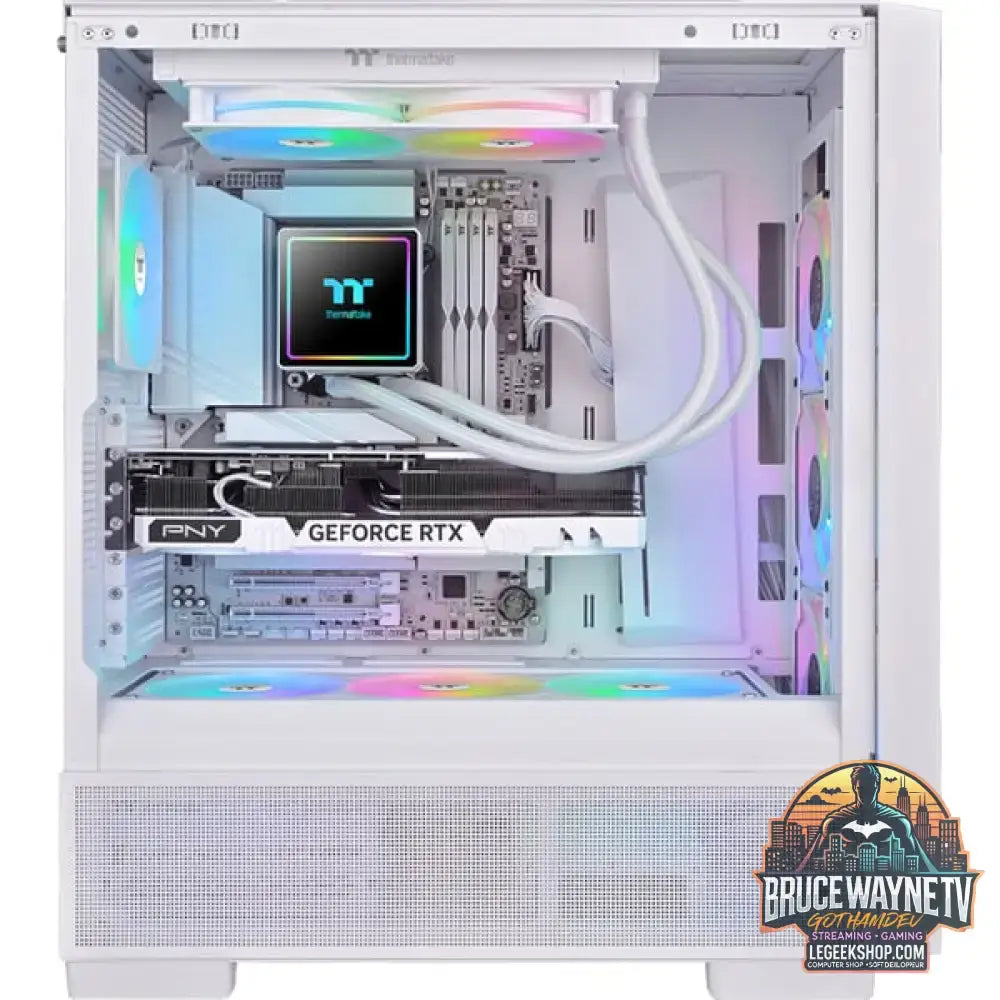 Thermaltake TH240 V3 ARGB Sync, Wasserkühlung weiß, Snow Edition - Thermaltake - vue 18
