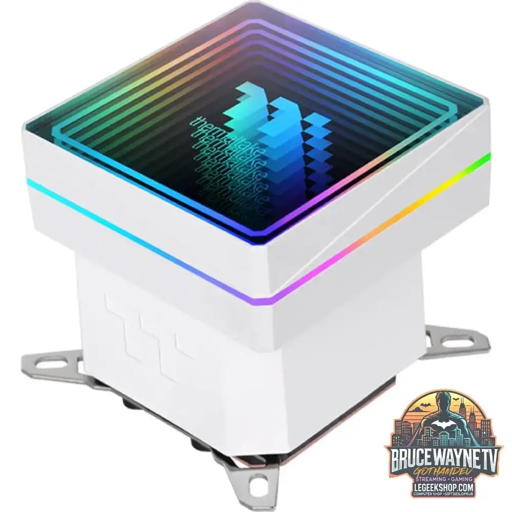 Thermaltake TH240 V3 ARGB Sync, Wasserkühlung weiß, Snow Edition - Thermaltake - vue 8
