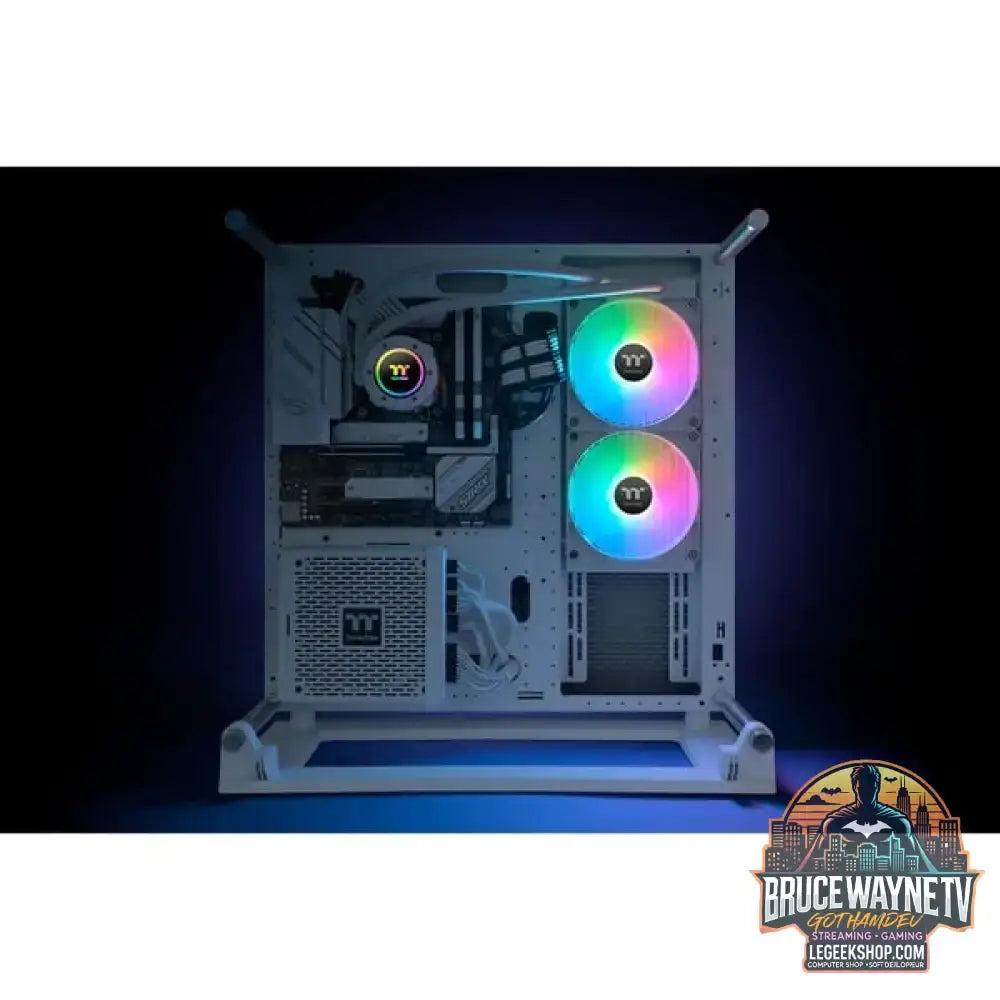Thermaltake TH280 V2 ARGB Sync AIO Liquid Cooler Snow Edition, Wasserkühlung weiß - Thermaltake - vue 8