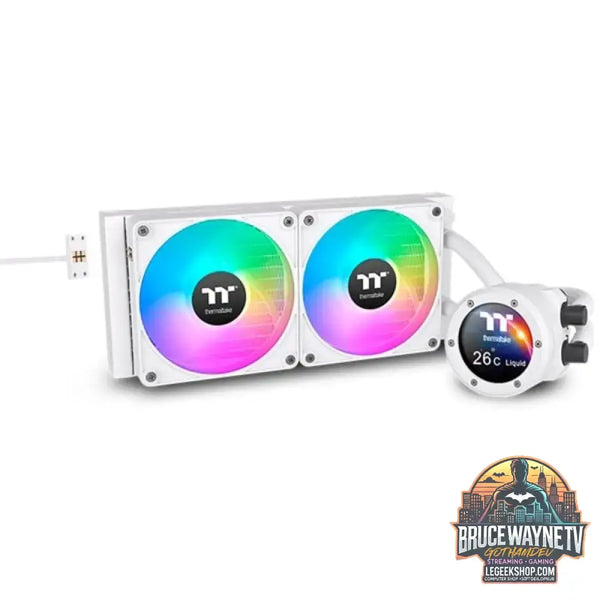 Thermaltake TH280 V2 Ultra EX ARGB Sync AIO Liquid Cooler - Snow Edition, Wasserkühlung weiß - Thermaltake