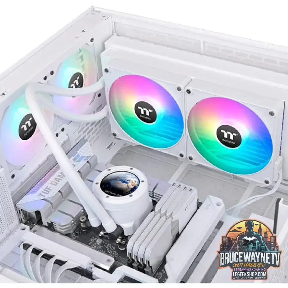 Thermaltake TH280 V2 Ultra EX ARGB Sync AIO Liquid Cooler - Snow Edition, Wasserkühlung weiß - Thermaltake - vue 7
