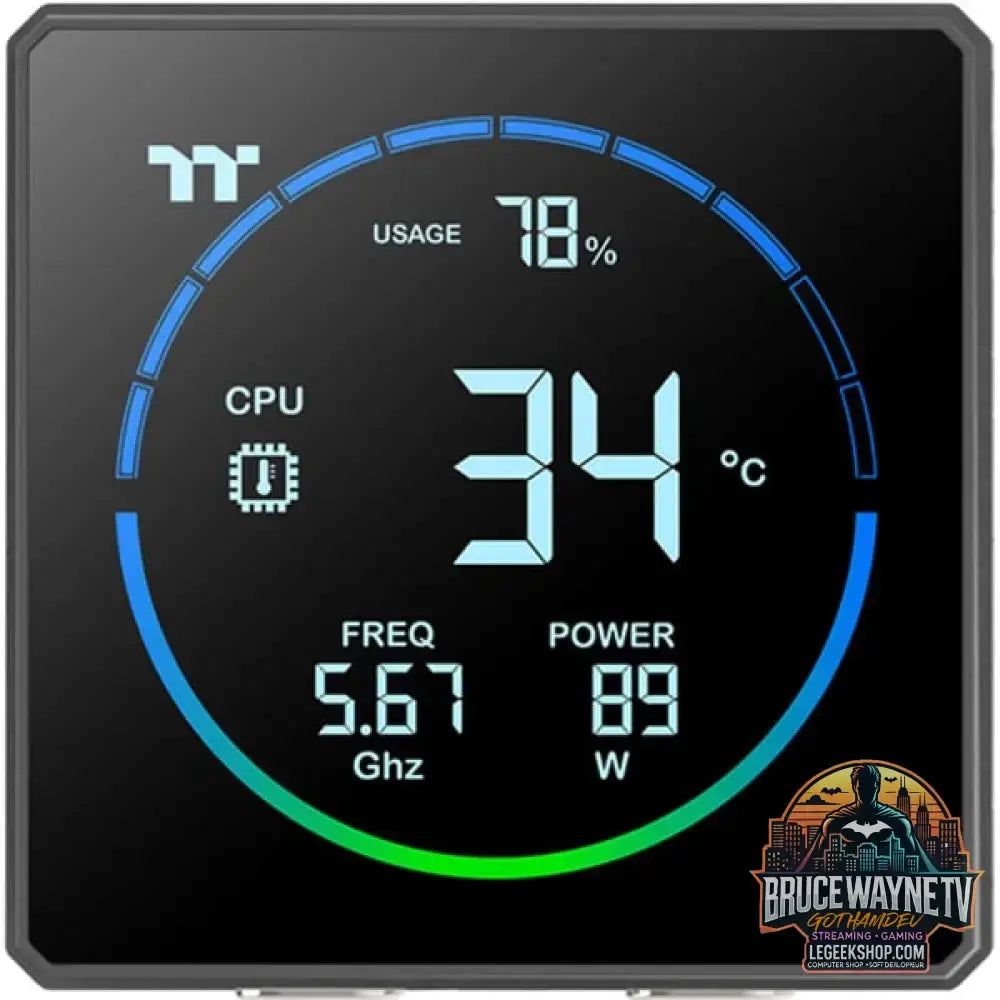 Thermaltake TH360-S V3 ARGB Sync, Wasserkühlung schwarz - Thermaltake - vue 9