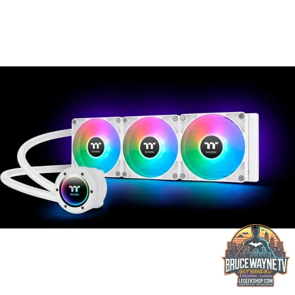 Thermaltake TH360 V2 ARGB Sync AIO Liquid Cooler Snow Edition, Wasserkühlung weiß - Thermaltake - vue 6