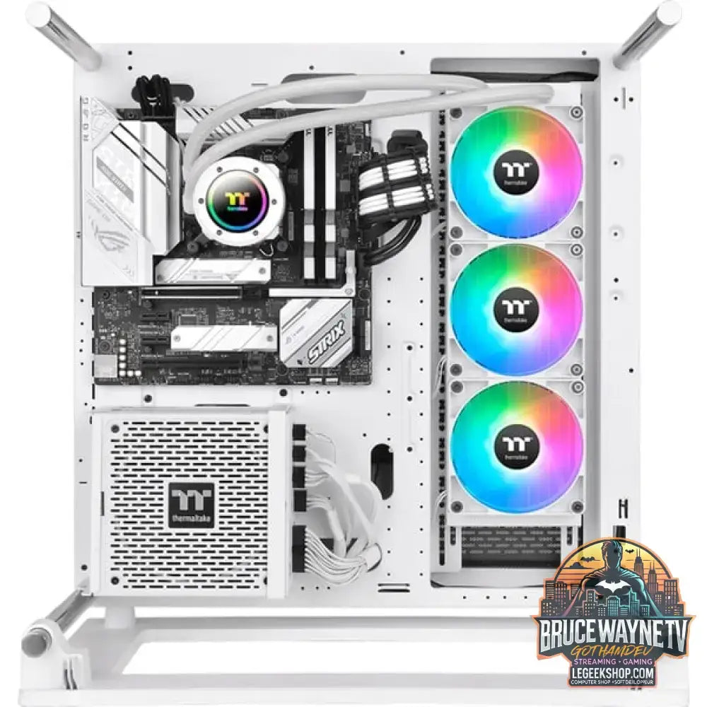 Thermaltake TH360 V2 ARGB Sync AIO Liquid Cooler Snow Edition, Wasserkühlung weiß - Thermaltake - vue 7