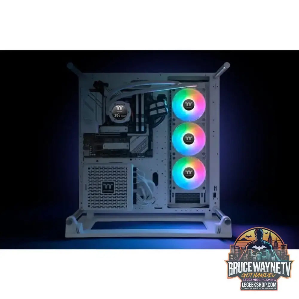 Thermaltake TH360 V2 Ultra ARGB Sync AIO Liquid Cooler Snow Edition, Wasserkühlung weiß - Thermaltake - vue 12