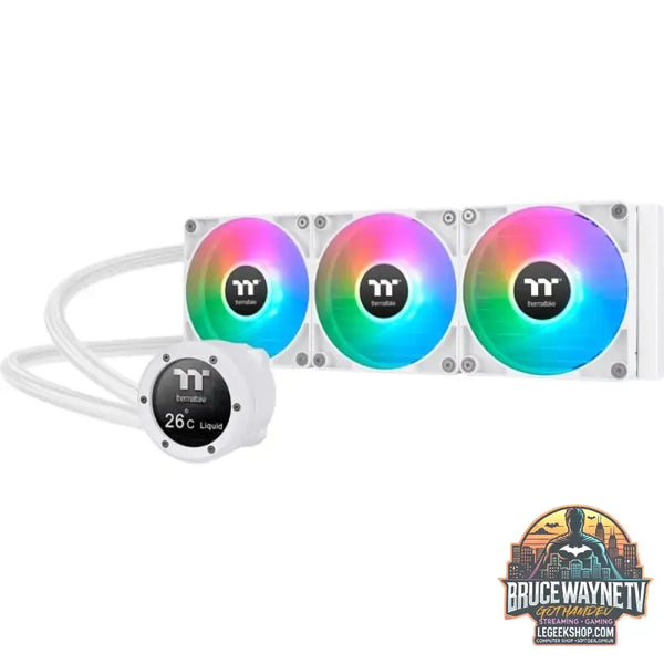 Thermaltake TH360 V2 Ultra ARGB Sync AIO Liquid Cooler Snow Edition, Wasserkühlung weiß - Thermaltake