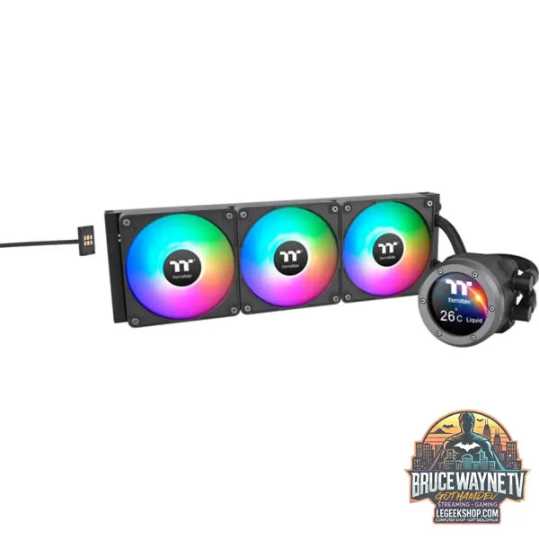 Thermaltake TH360 V2 Ultra EX ARGB CPU AIO Liquid Cooler, Wasserkühlung schwarz - Thermaltake