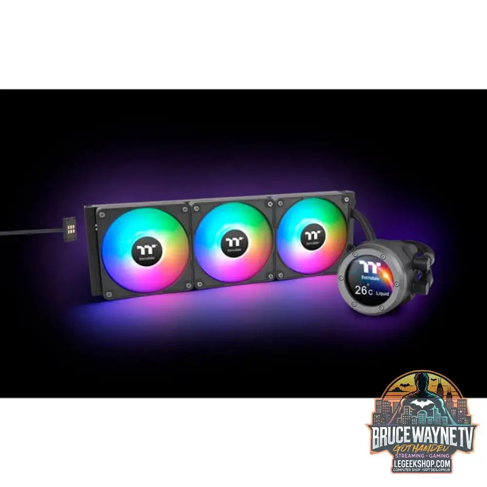 Thermaltake TH360 V2 Ultra EX ARGB CPU AIO Liquid Cooler, Wasserkühlung schwarz - Thermaltake - vue 2