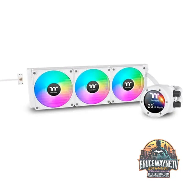 Thermaltake TH360 V2 Ultra EX ARGB Sync AIO Liquid Cooler - Snow Edition, Wasserkühlung weiß - Thermaltake