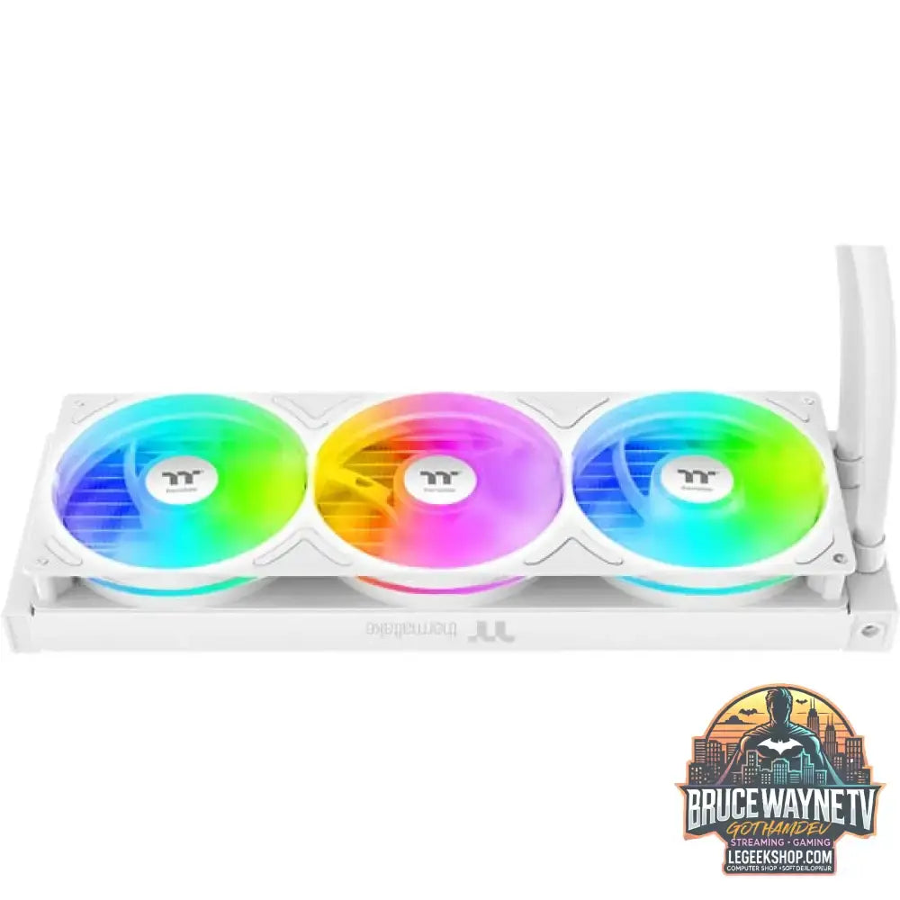 Thermaltake TH360 V3 ARGB Sync, Wasserkühlung weiß, Snow Edition - Thermaltake - vue 4