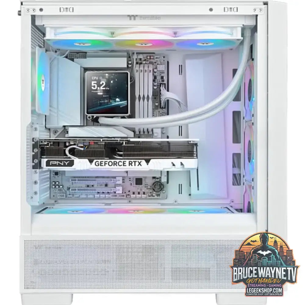 Thermaltake TH360 V3 Ultra ARGB Sync, Wasserkühlung weiß, Snow Edition - Thermaltake - vue 21