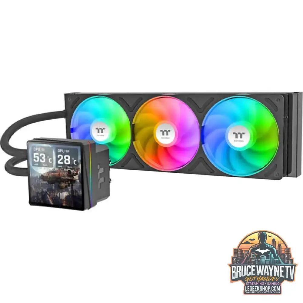 Thermaltake TH360 V3 Ultra ARGB Sync, Wasserkühlung schwarz - Thermaltake - vue 2