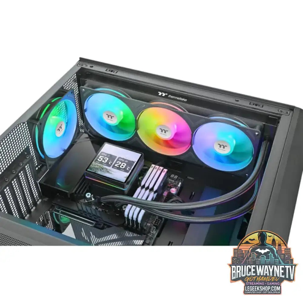 Thermaltake TH360 V3 Ultra ARGB Sync, Wasserkühlung schwarz - Thermaltake - vue 20