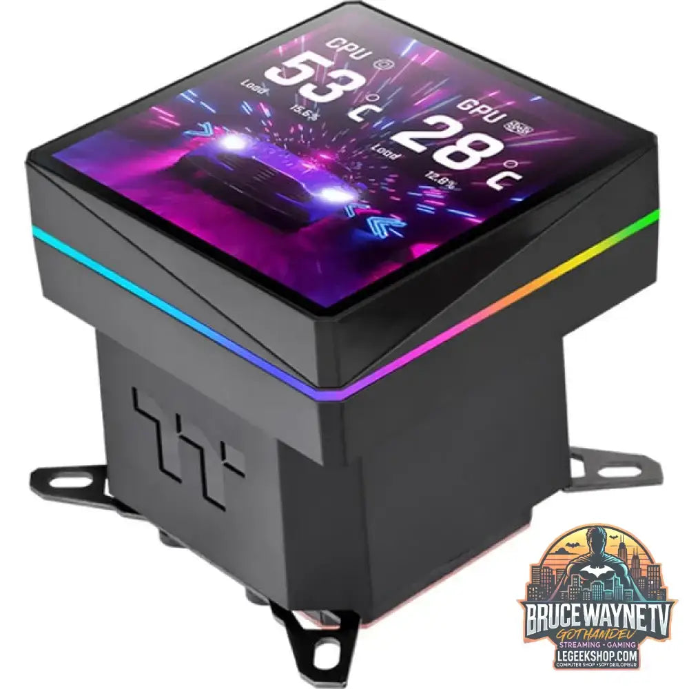 Thermaltake TH360 V3 Ultra ARGB Sync, Wasserkühlung schwarz - Thermaltake - vue 8