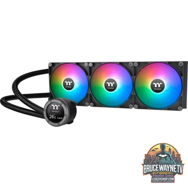 Thermaltake TH420 V2 Ultra ARGB Sync AIO Liquid Cooler, Wasserkühlung schwarz - Thermaltake