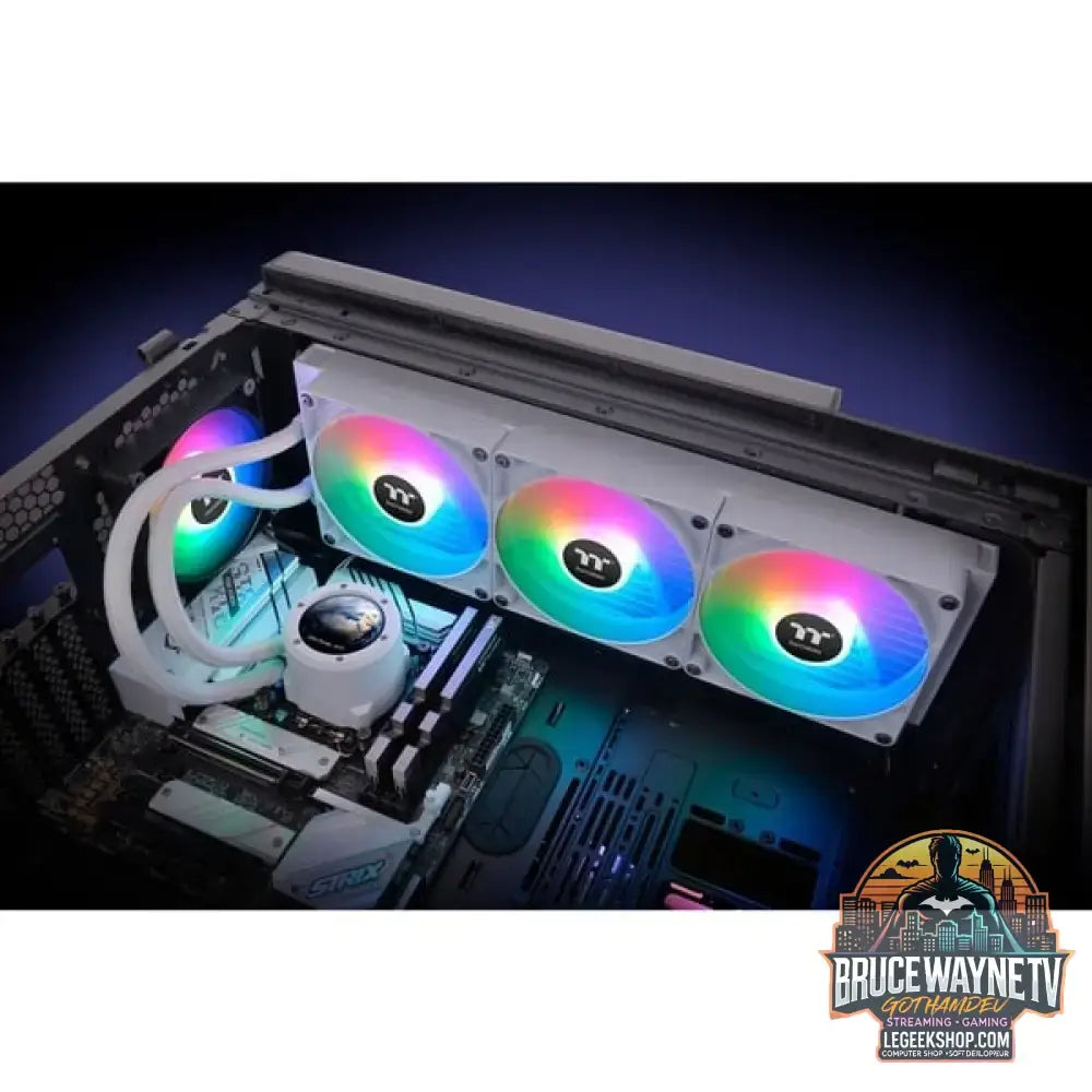 Thermaltake TH420 V2 Ultra ARGB Sync AIO Liquid Cooler Snow Edition, Wasserkühlung weiß - Thermaltake - vue 13