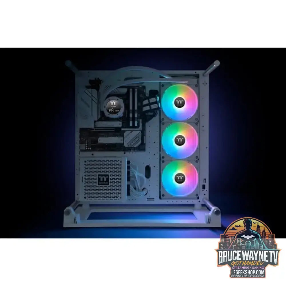 Thermaltake TH420 V2 Ultra ARGB Sync AIO Liquid Cooler Snow Edition, Wasserkühlung weiß - Thermaltake - vue 14
