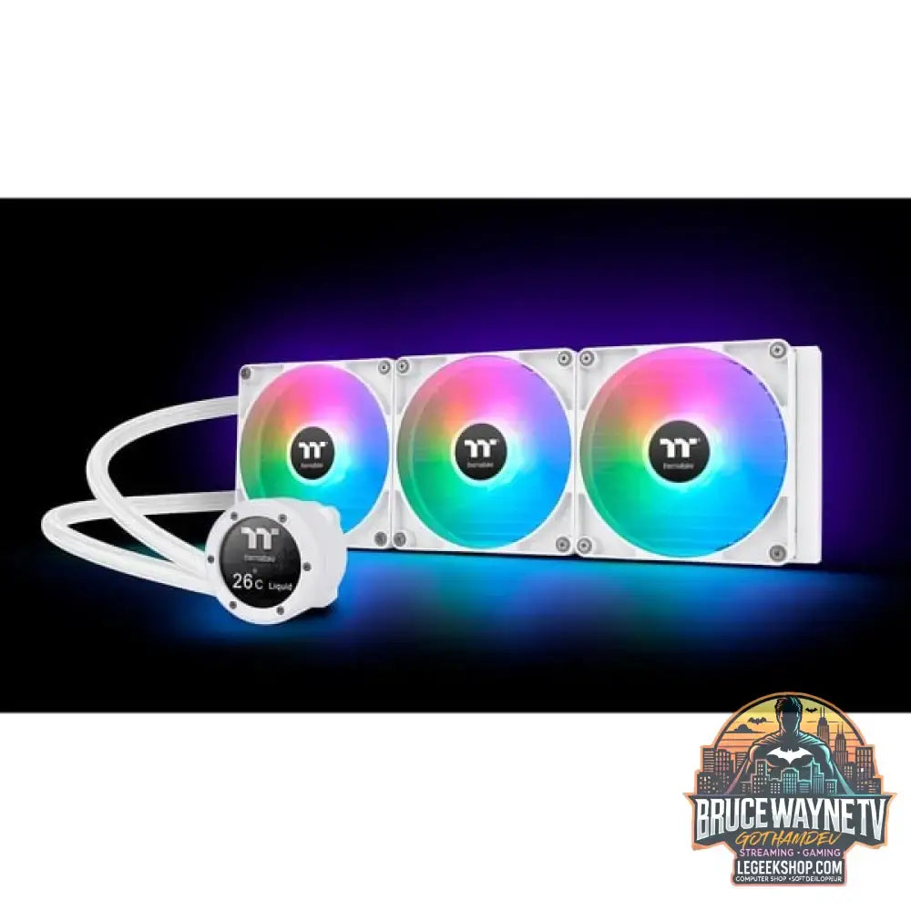 Thermaltake TH420 V2 Ultra ARGB Sync AIO Liquid Cooler Snow Edition, Wasserkühlung weiß - Thermaltake - vue 12