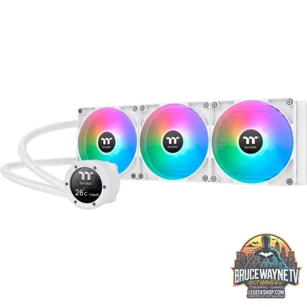 Thermaltake TH420 V2 Ultra ARGB Sync AIO Liquid Cooler Snow Edition, Wasserkühlung weiß - Thermaltake