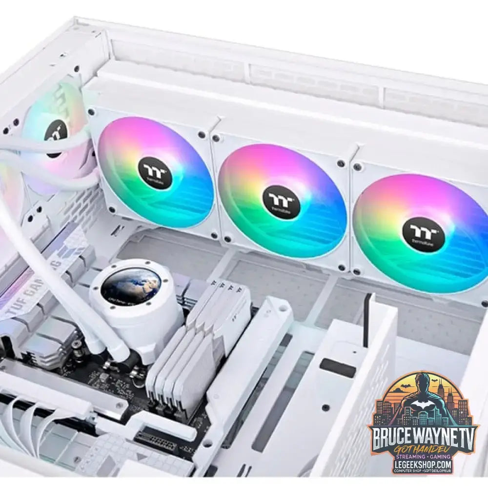 Thermaltake TH420 V2 Ultra EX ARGB Sync AIO Liquid Cooler - Snow Edition, Wasserkühlung weiß - Thermaltake - vue 7
