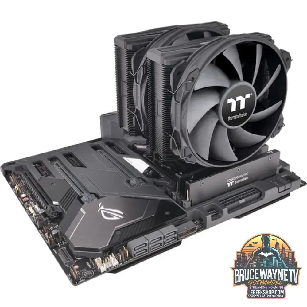 Thermaltake TOUGHAIR 710 Black CPU Cooler, CPU-Kühler schwarz, 140 mm - Thermaltake - vue 9