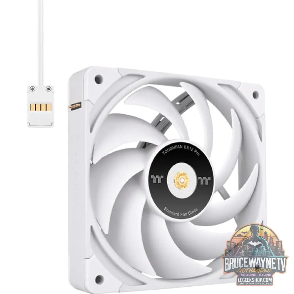 Thermaltake TOUGHFAN EX12 Pro White – Swappable Edition, Gehäuselüfter - Thermaltake - vue 2